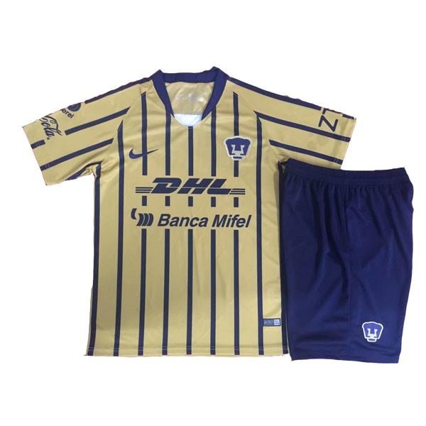 Camiseta UNAM Pumas Segunda equipación Niños 2018-2019 Amarillo
